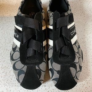 Black Coach Tennis Shoes